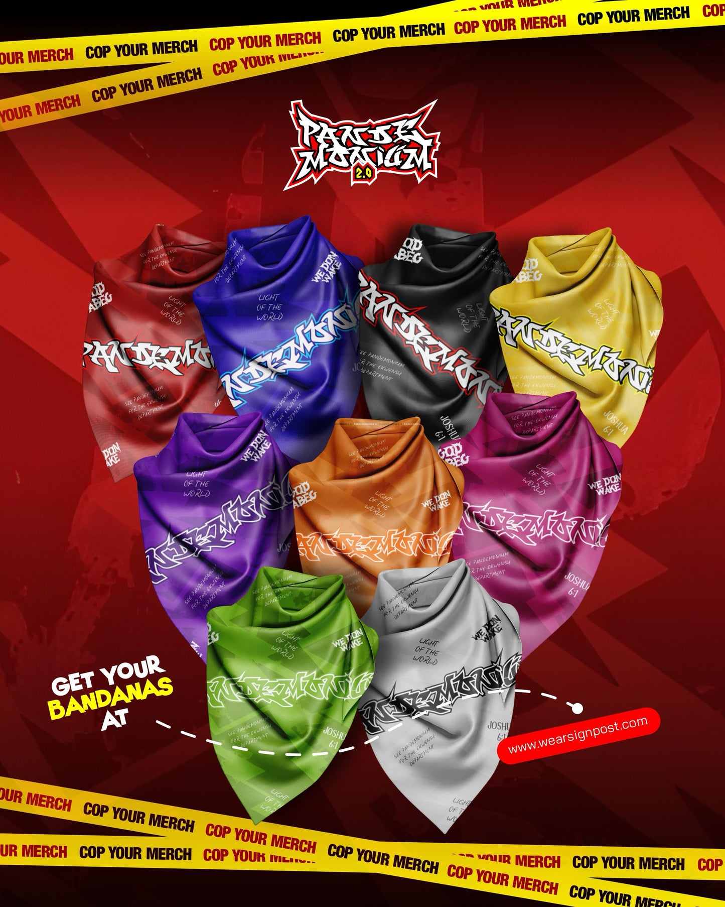 PANDEMONIUM 2.0 BANDANAS
